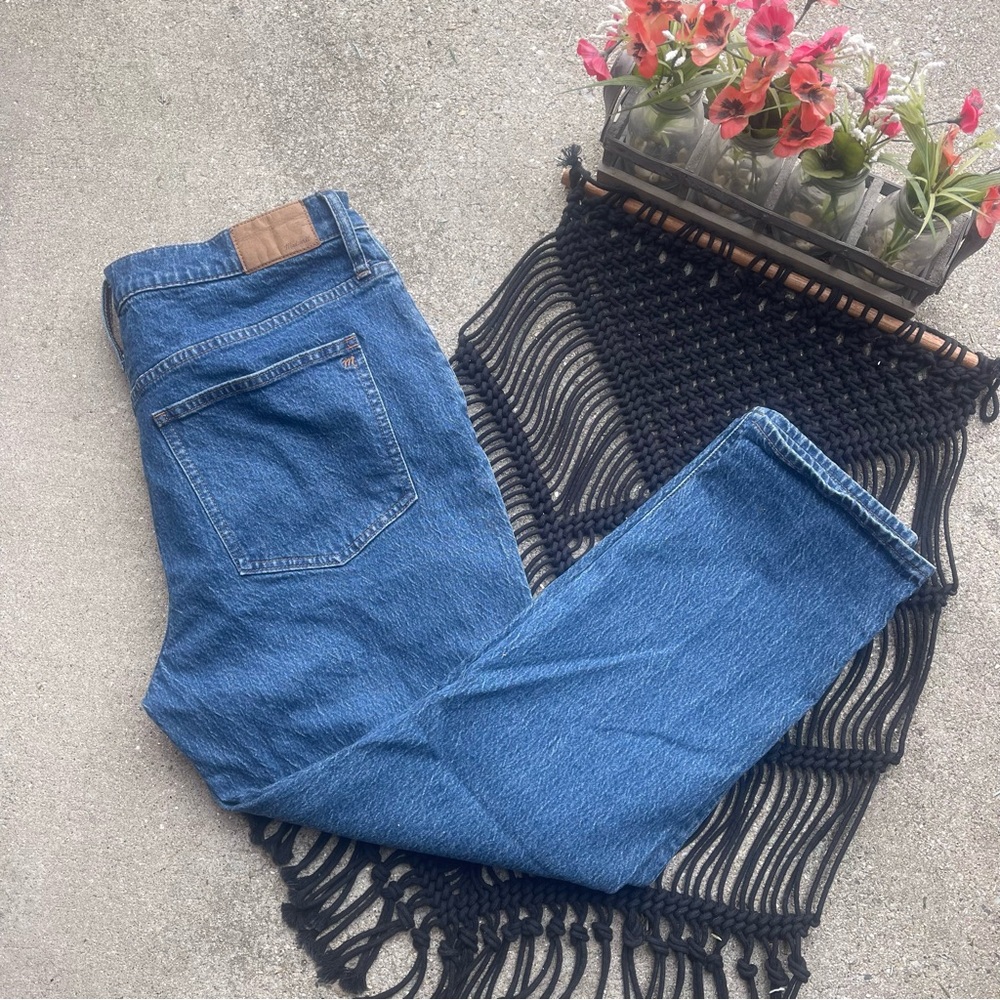 Madewell High Rise Cropped Jeans Size 33 - The Perfect Vintage Jean